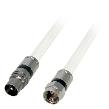 coaxial extension f male iec male white 3m televes | +254720548999