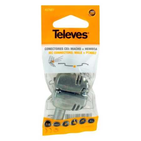 connector pro easyf cei 95mm female angled shielded class a individual bag televes | +254720548999