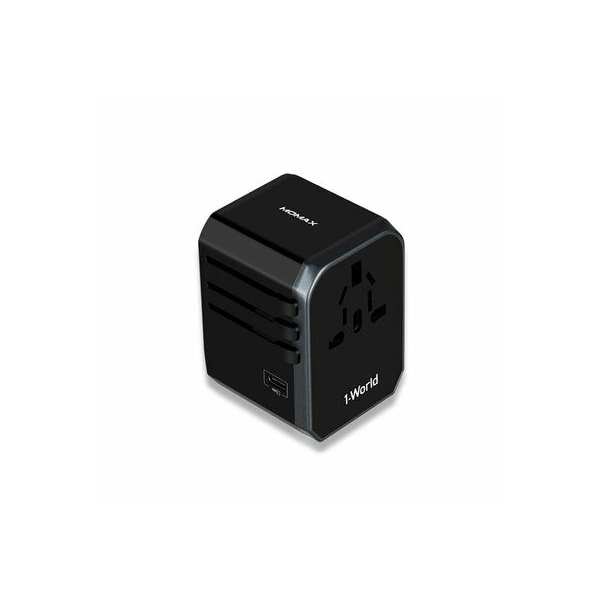 MOMAX universal 1-World Travel Adapter (TYPE-C, 4 USB-A) - UA5L - Kenya - Image 2