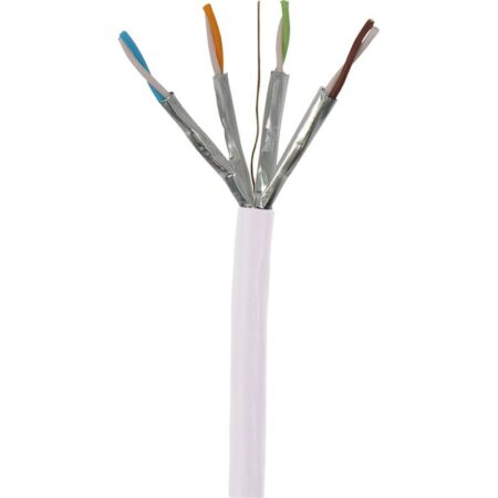 Data cable S/FTP CAT-6 Cca LSFH ? 6.9mm White 500m Televes