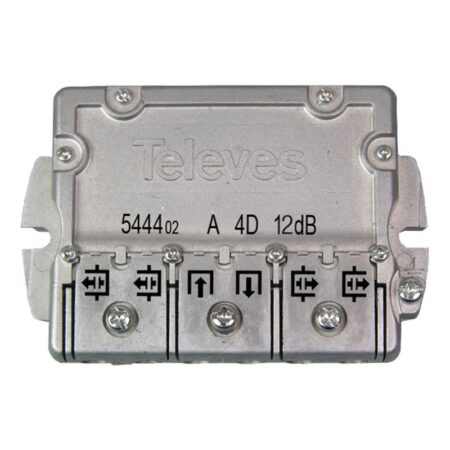 Derivador 5-2400MHz connector EasyF 4 outputs 12dB type TA...