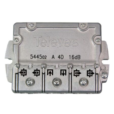 Derivador 5-2400MHz connector EasyF 4 outputs 16dB type A...