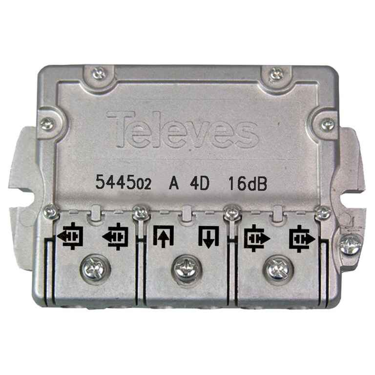 Derivador 5-2400MHz connector EasyF 4 outputs 16dB type A...