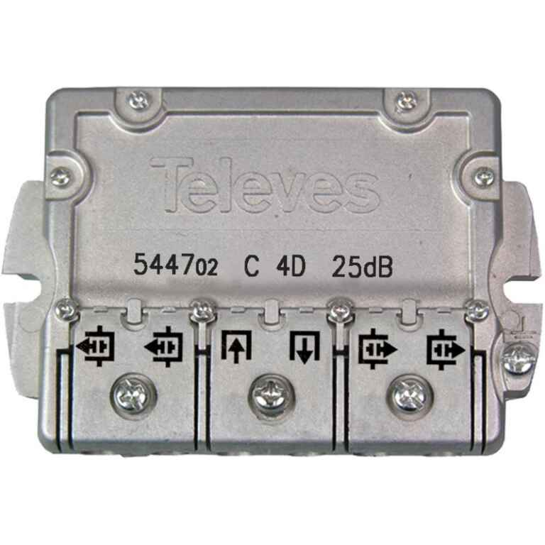 Diverter 5-2400MHz connector EasyF 4 outputs 25dB type C...