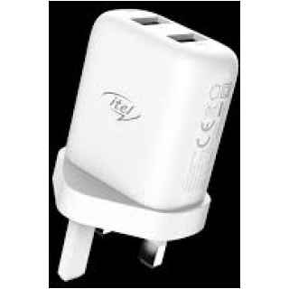 Itel ICU-41 Fast Charger - Dual output, 2.4 A - Kenya