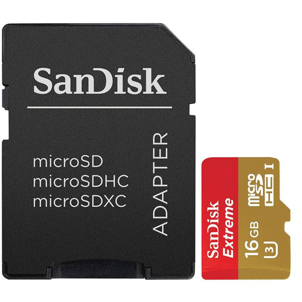 Sandisk 16GB Extreme MicroSDHC card with Adapter - Kenya