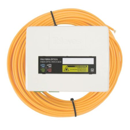 fiber optic pau 4 outputs scapc 2 fibers of 25m televes | +254720548999