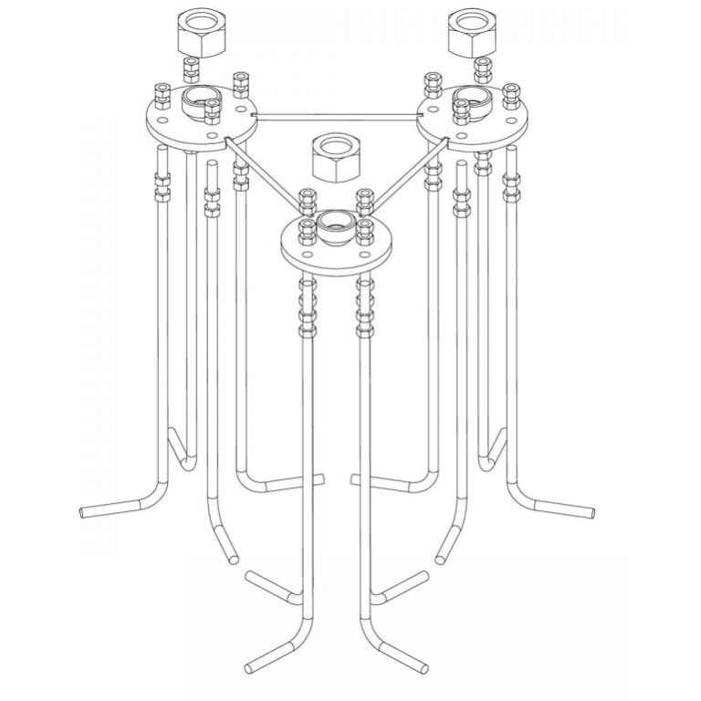 Fixed base recessed series 550 gray RPR Televes