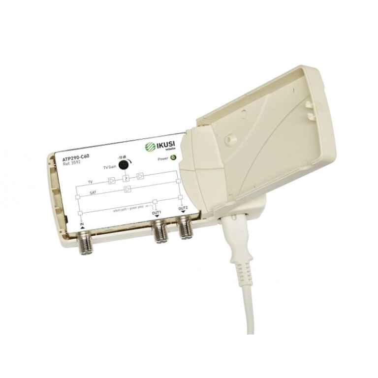 Ikusi ATP-290-C48 Amplifier 1 input 2 outputs...