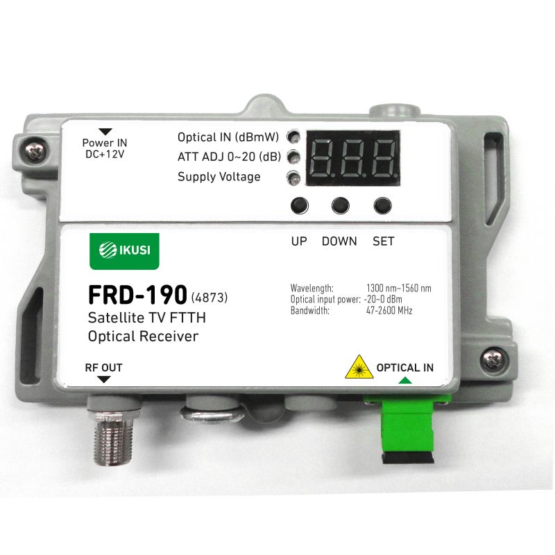 Ikusi FRD-190 Terrestrial/Satellite optical fiber receiver %count(title) +254720548999 Ikusi FRD-190 Terrestrial/Satellite optical fiber receiver