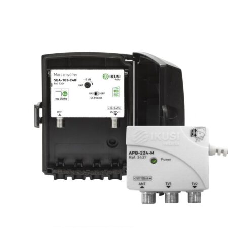 ikusi jsba 103 c48 kit shielded mast amplifier sba 103 c60 power supply apb 224 m | +254720548999