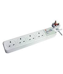 Sollatek MultiGuard MG-4UP – Surge Protector , 3m extension lead, 4 UK Sockets - Kenya