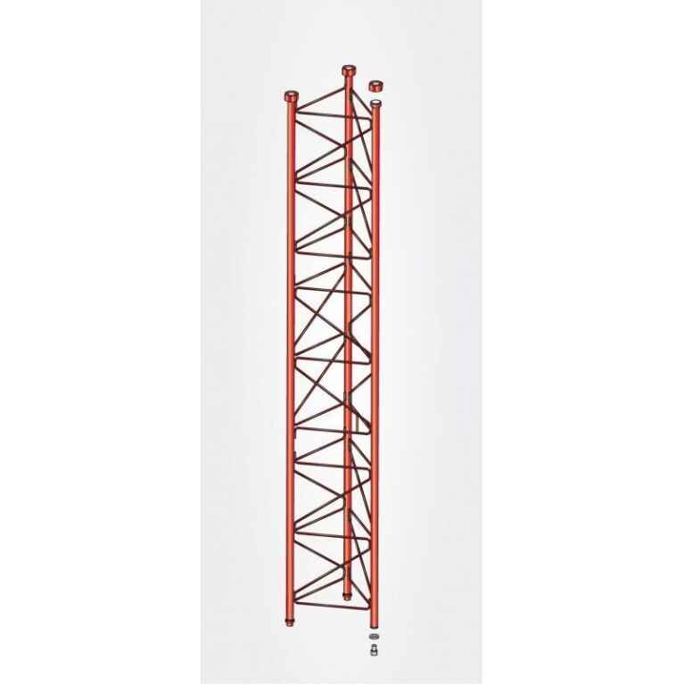 Intermediate section of red 3m turret series 550 Televes
