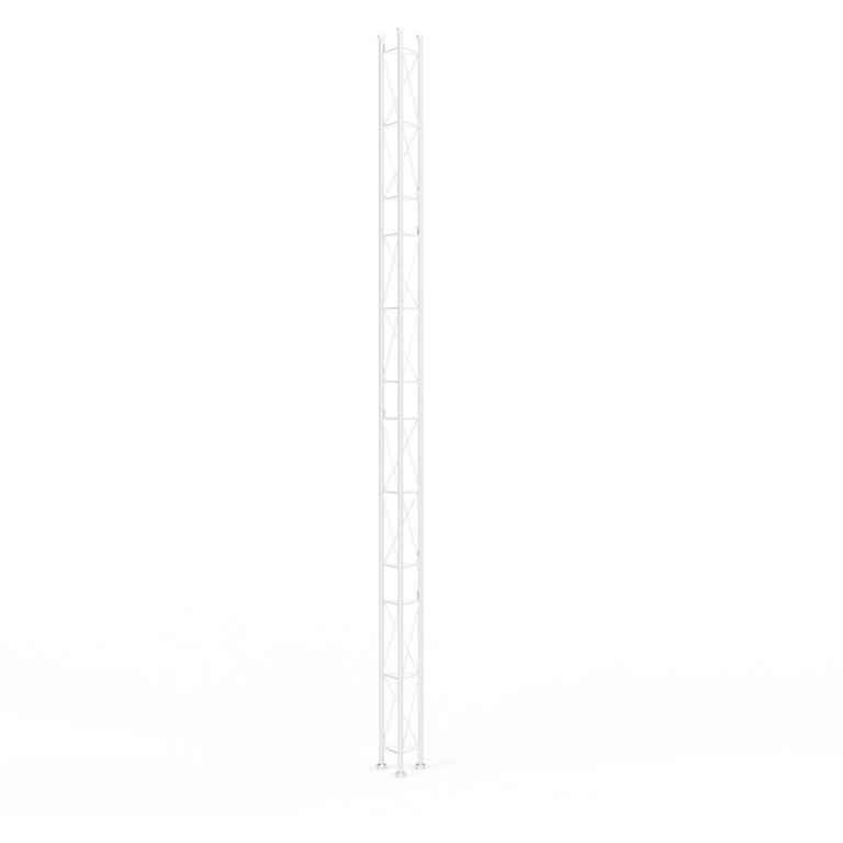 Intermediate Section Torre 180 Hot-Dip galvanizing+White 3m...