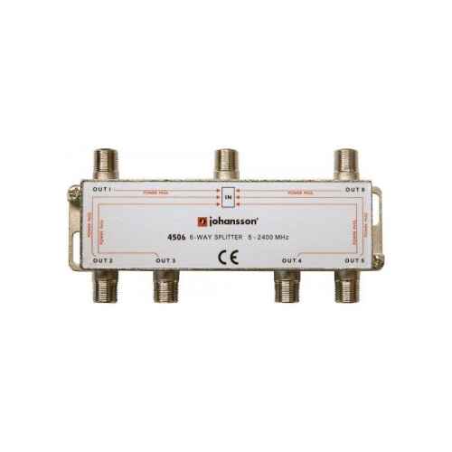 Johansson 4506 6-Way Distributor 5-2340MHz - Pass Through