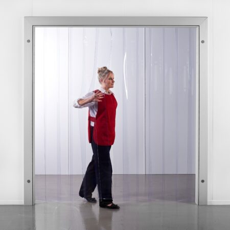 Light Duty Clear PVC Strip Curtains - Pedestrian Traffic