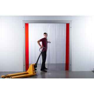 Medium Duty Clear PVC Strip Curtains - Forklift Traffic