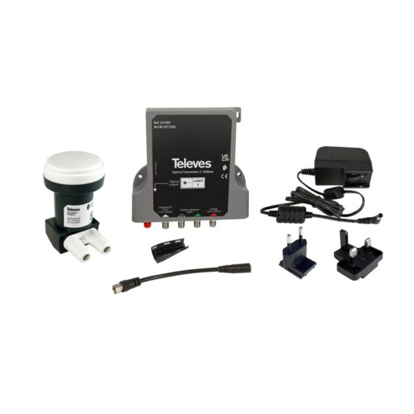 Kit: LNB WideBand + Optical Transmitter ?FC/UPC? 8dBm 32...