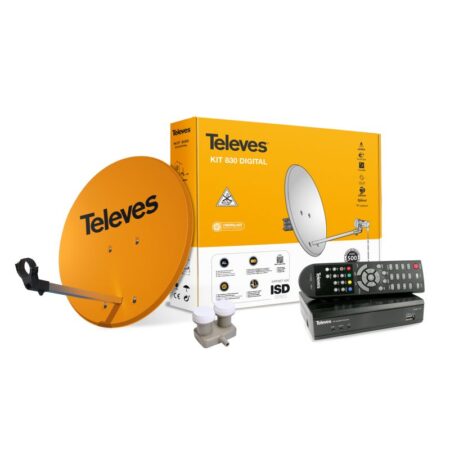 kit sat 830 digital with monoblock televes | +254720548999
