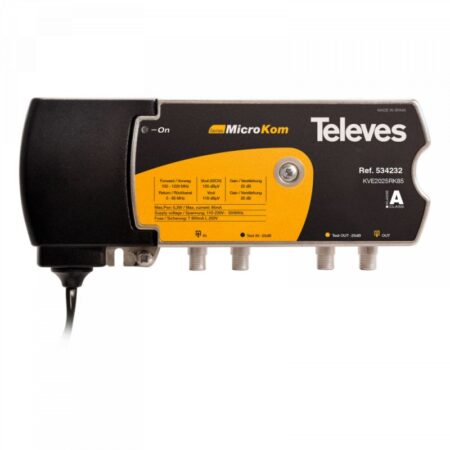 microkom amplifier return channel matv 1e1s f 5851051220mhz g2025db televes | +254720548999