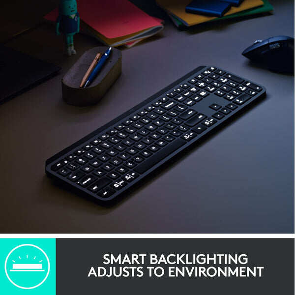 Logitech MX Keys Advanced Wireless Illuminated Keyboard - 920-009415 - Kenya - Image 3