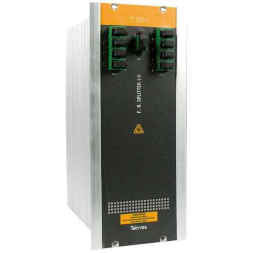 Optical splitter T.0X SC/APC 8 outputs 1260-1650nm 10dB Televes