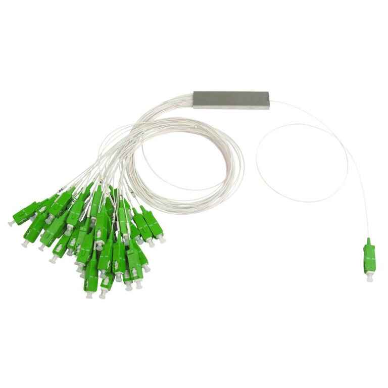 PLC SC/APC optical splitter 32 outputs 1260-1650nm 17dB Televes