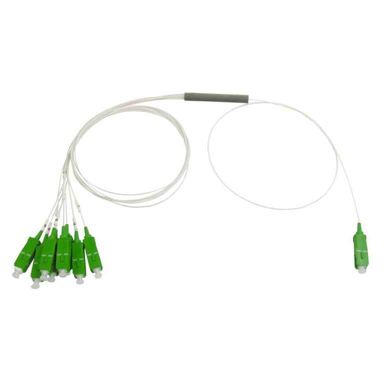 PLC SC/APC optical splitter 8 outputs 1260-1650nm 10dB Televes