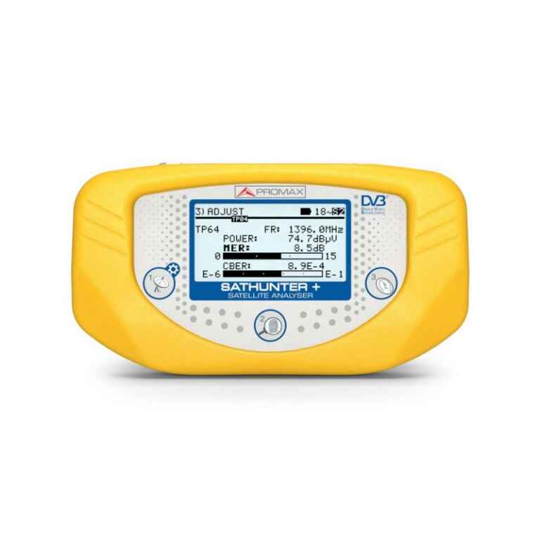 Promax SATHUNTER Mini Field Meter + DVB-S/S2 and DSS...
