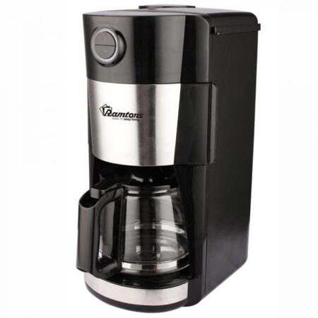 Ramtons RM/599 Coffee Maker – Removable and Washable Filter Holder, Keep Warm Function, Permanent Nylon Filter - Kenya