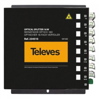 SC/APC 16W optical splitter 1260...1650nm 14dB Televes