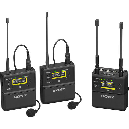 Sony UWP-D27 2-Person Camera-Mount Wireless Omni Lavalier Microphone System - Kenya