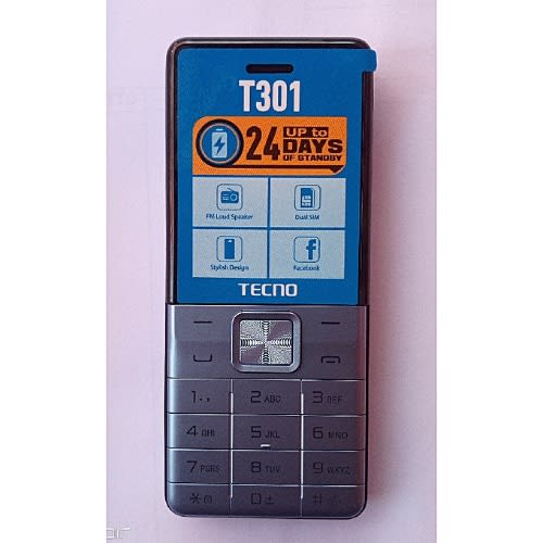 Tecno T301 Mobile Phone - Dual Sim With Camera & TorchLight, FM Radio , Loud Speaker - Kenya