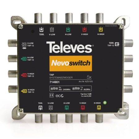 tap 5x5x5 f 12db nevoswitch televes | +254720548999