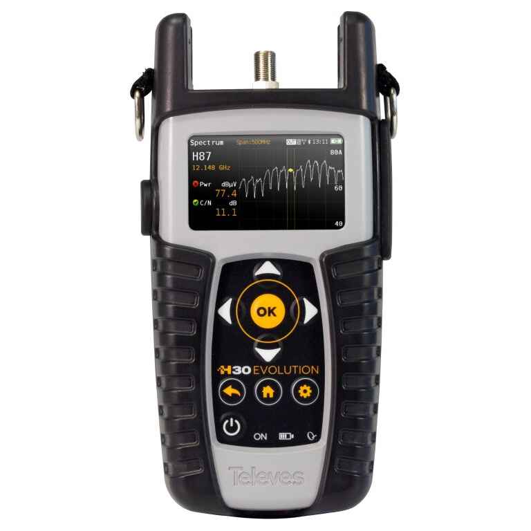 Televes H30Evolution sprectrum analyzer DVB-S/S2 + DVB-T