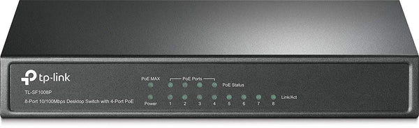TP-Link TL-SF1008P 8-Port 10/100Mbps Desktop Switch with 4-Port PoE+ - Kenya