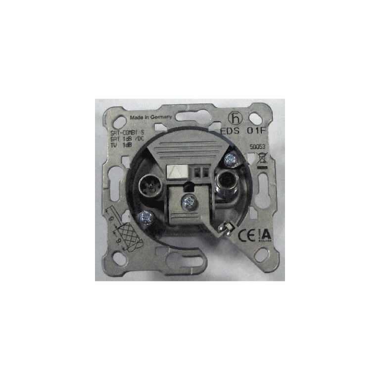 Toma separadora final con conector F EDS 01F Triax/hirschman...