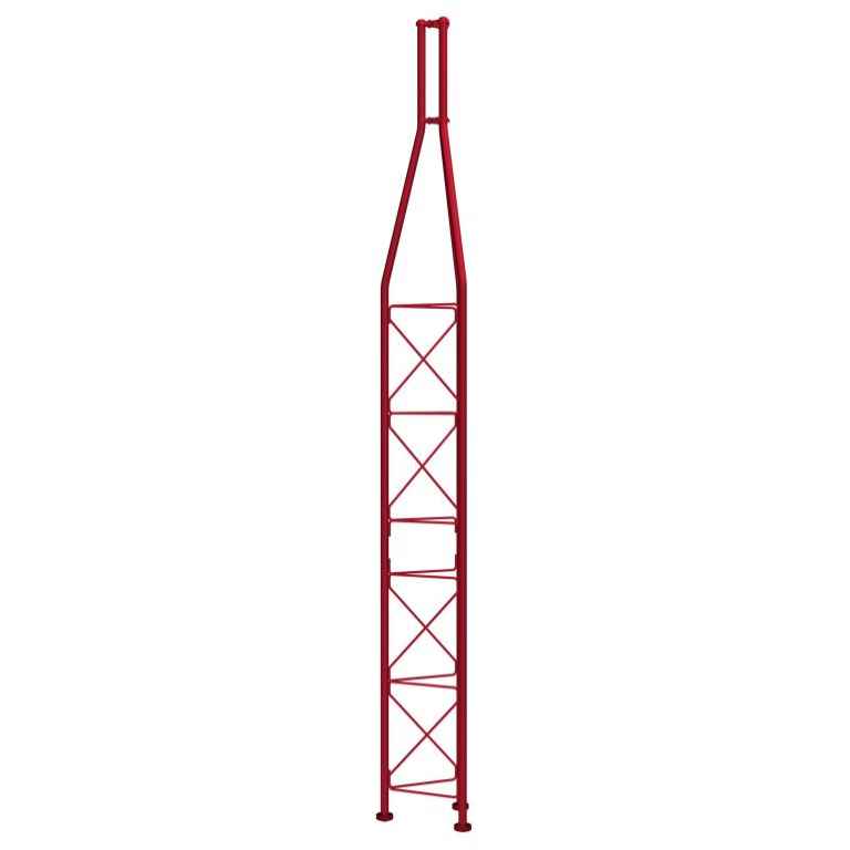 Top section Zinc+Red paint 3m turret serie 360 Televes