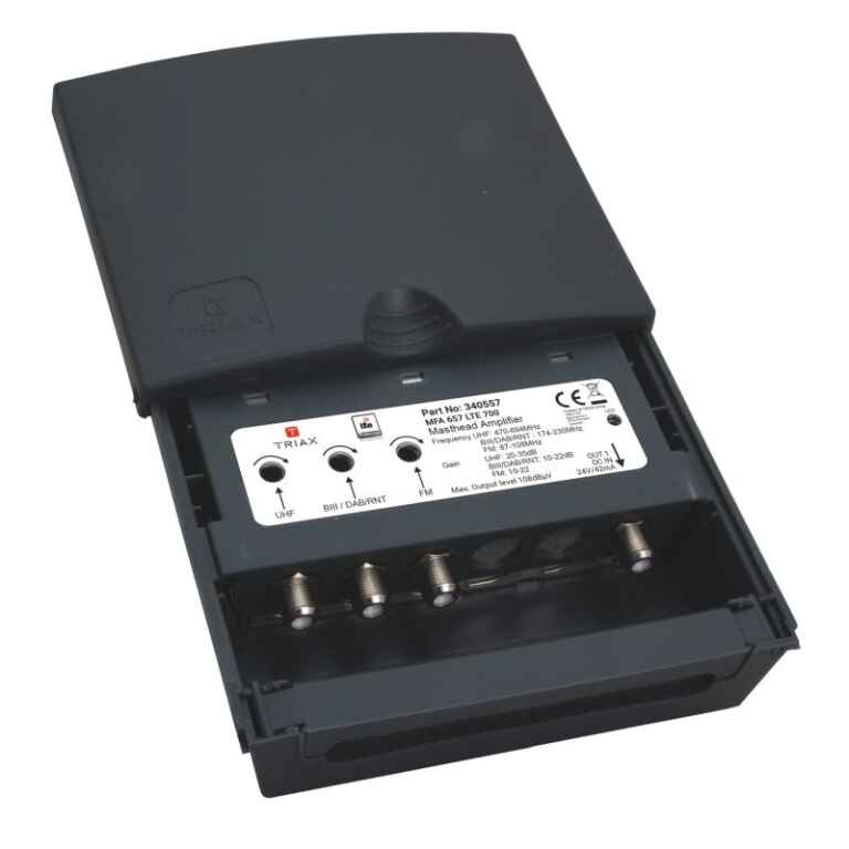 Triax MFA 657 Mast amplifier with protection LTE 700 and 800...