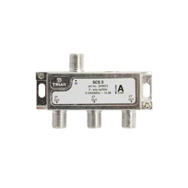 Triax SCS 3 3 way splitter (Connector F) 5-2400MHz