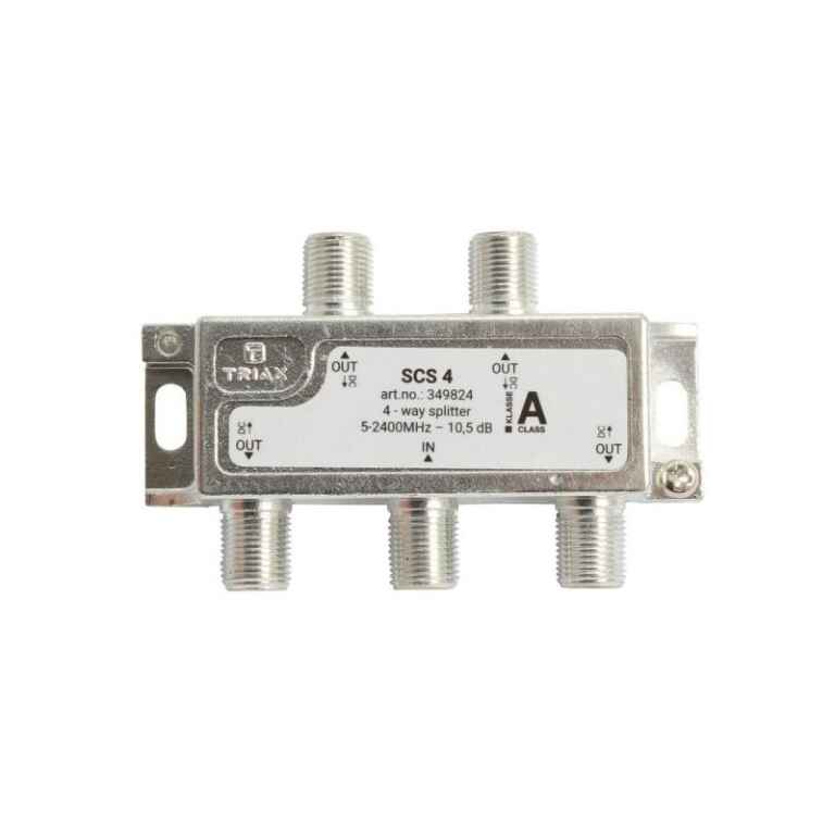 Triax SCS 4 4-output splitter, 7 to 9 dB attenuation