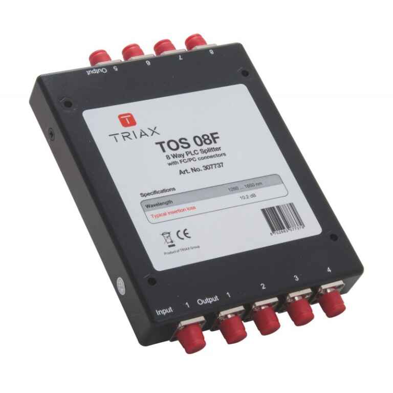 Triax TOS 08 F 1 input, 8 metal outputs, optical splitter...