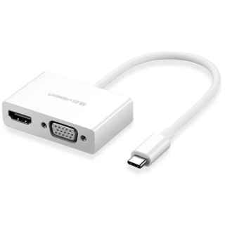 UGREEN USB-C to HDMI + VGA Converter – White – MM123 - Kenya