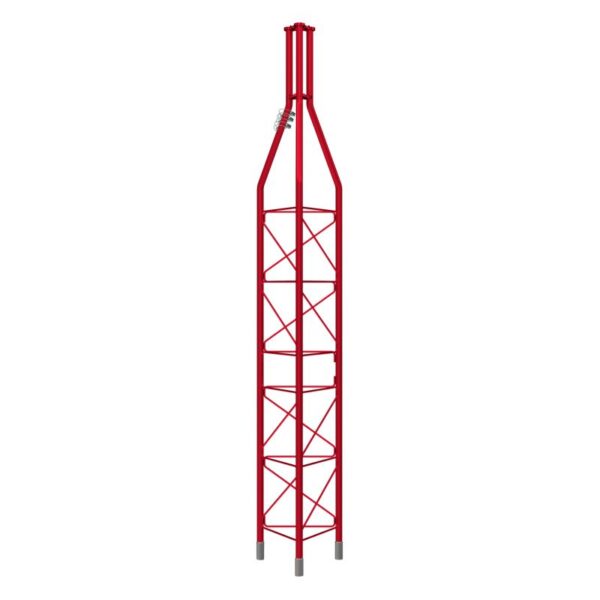 Upper Section 550XL Tower Reinforced G.C+ Red 3m (mast ?max...