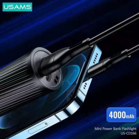 usams us cd166 mini power bank rechargeable led flashlight 4000mah 3 600x | +254720548999