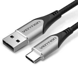 VENTION USB-C TO USB 2.0-A CABLE 1M GRAY ALUMINUM ALLOY TYPE - Kenya