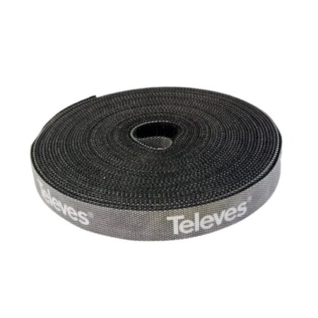 velcro tape for cables reel 8m width 15mm black televes | +254720548999
