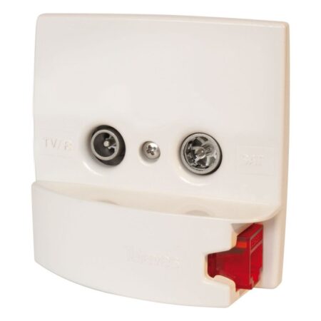 white trim with rj45 socket 2 tv r sat data televes connectors | +254720548999