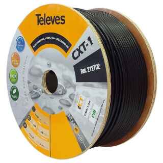 wood coil 250m coaxial cable cxt 1 ecaa 17vatca black televes | +254720548999