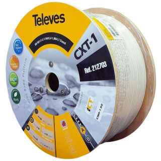 wood coil 250m coaxial cable cxt 1 ecaa 17vatca white televes | +254720548999